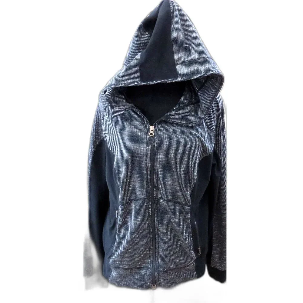 Zella Full zip hoodie  black/white  Small GUC - Picture 8 of 11